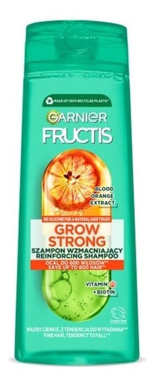 Garnier Fructis, Srow Strong Orange, Wzmacniający szampon do włosów cienkich z tendencją do wypadania, 400 ml Garnier