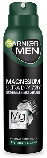 Garnier, Men, Dezodorant spray Magnesium Ultra Dry 72h Lasting Dry Protect, 150 ml Garnier