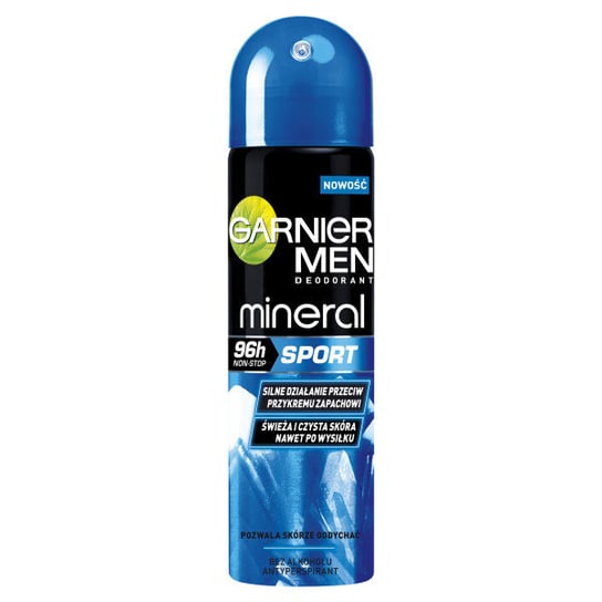 Garnier, Men Mineral Sport, Antyperspirant w sprayu, 150 ml Garnier