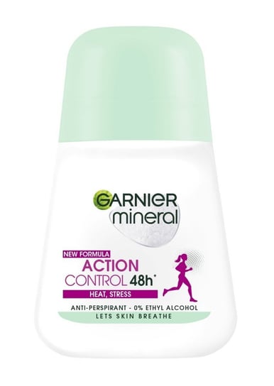 Garnier, Mineral Action Control, Dezodorant roll-on 48h Heat Stress, 50 ml Garnier