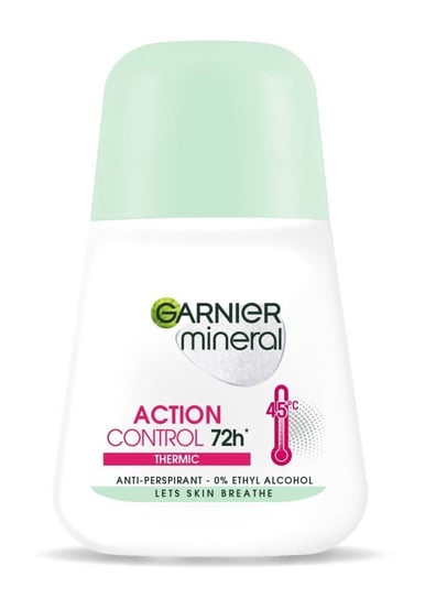Garnier, Mineral Action Control, Dezodorant roll-on 72h Thermic, 50 ml Garnier