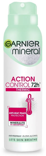 Garnier, Mineral Action Control, Dezodorant spray 72h Thermic, 150 ml Garnier