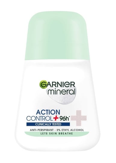 Garnier, Mineral, Dezodorant roll-on Action Control + Clinically Tested 96h, 50 ml Garnier