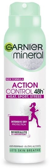 Garnier Mineral Dezodorant spray Action Control 48h - Heat,Sport,Stress 150ml Garnier