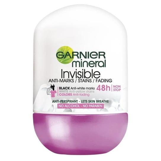 Garnier, Mineral Invisible, Antyperspirant w kulce, 50 ml Garnier