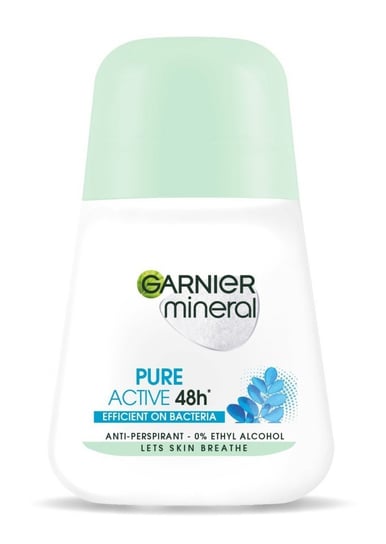 Garnier, Mineral Pure Active, Dezodorant roll-on 48h Efficient On Bacteria, 50 ml Garnier