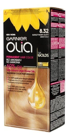 Garnier, Olia, Farba do włosów 8.32 Bursztynowy Złoty Garnier