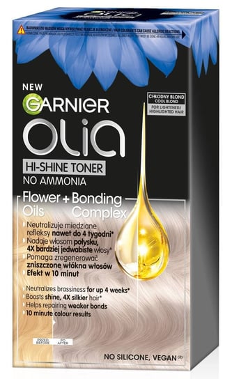 Garnier Olia Hi-Shine, Toner do włosów blond - Chłodny Blond, 1op ...