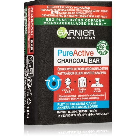 Garnier Pure Active Charcoal mydło oczyszczające 100 g Garnier