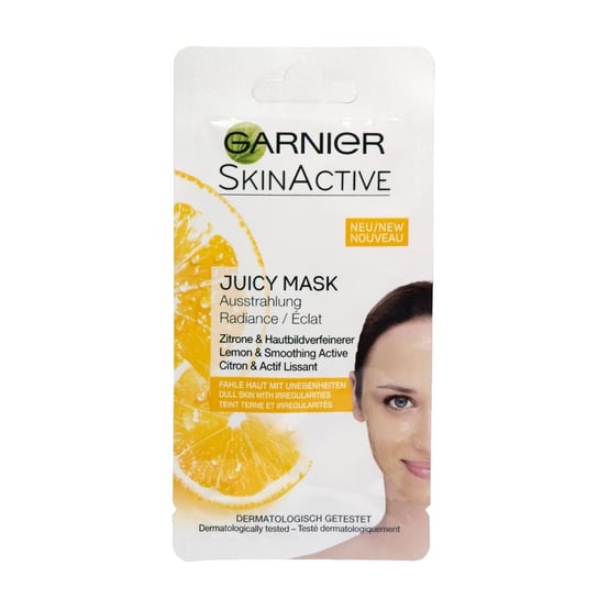Garnier, Skin Active, Dodająca blasku maseczka do skóry matowej i z nieregularnościami, 8 ml Garnier