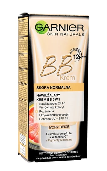 Garnier, Skin Naturals, Krem nawilżający BB 5w1 Ivory Beige, 50 ml Garnier