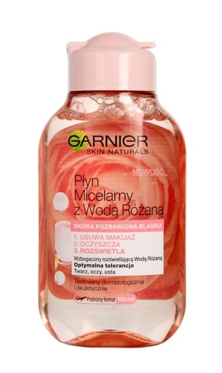 Garnier, Skin Naturals, Płyn micelarny z wodą różaną, 100 ml Garnier