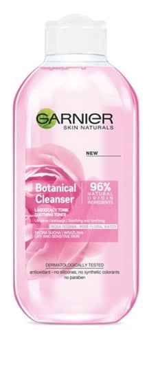 Garnier, Skin Naturals, Tonik łagodzący dla skóry suchej i wrażliwej Woda Różana, 200 ml Garnier