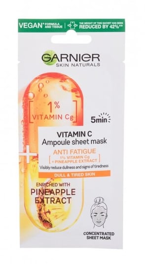 Garnier, Skin Naturals Vitamin C, Maseczka do twarzy Ampoule 1 szt. Garnier