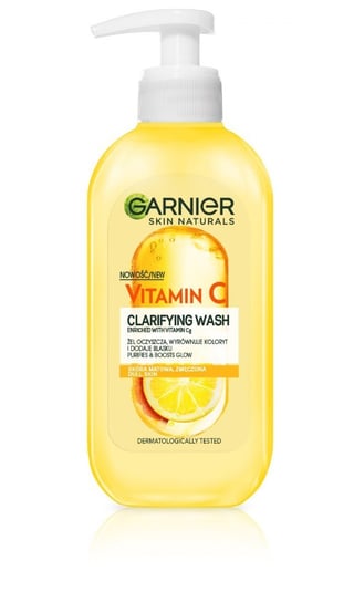 Garnier, Skin Naturals, Żel oczyszczający Witamina Cg i Cytrus do skóry matowej i zmęczonej, 200 ml Garnier