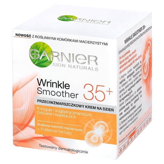 Garnier, Wrinkle Smoother 35+, Przeciwzmarszczkowy krem na dzień, 50 ml Garnier