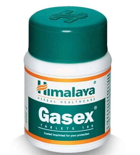 Gasex trawienie 100 tabletek Himalaya Himalaya