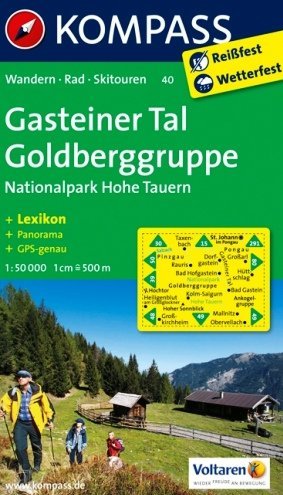 Gasteiner Tal, Goldberggruppe. Mapa 1:50 000 Opracowanie zbiorowe