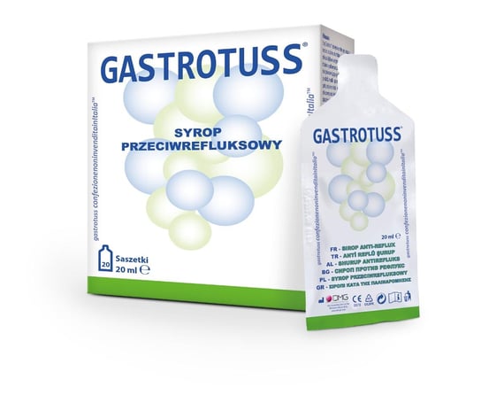 Gastrotuss, syrop przeciw refluksowi, 20 saszetek po 20 ml Vitamed