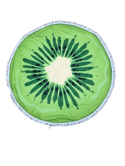 Gatito, Ręcznik plażowy Kiwi, zielony, 150 cm Gatito