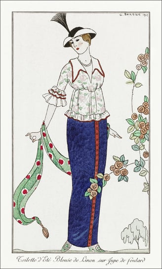 Gazette du Bon Ton, George Barbier - plakat 40x60 cm Galeria Plakatu