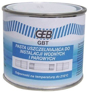 GBT - Pasta uszczelniająca do instalacji wodnych i parowych 500g GEB