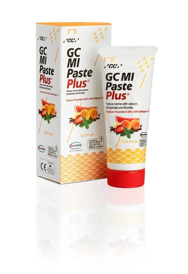GC, Mi Paste Plus, Pasta z fluorem Tutti-Fruti, 35 ml GC Corporation