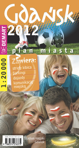 Gdańsk 2012. Plan miasta 1:20 000 Wydawnictwo Demart