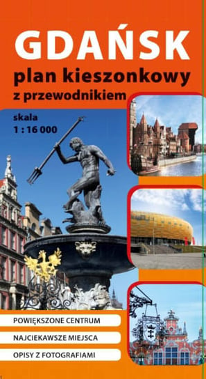 Gdańsk. Plan kieszonkowy z przewodnikiem 1:16 000 Studio Plan