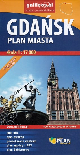 Gdańsk. Plan miasta 1:17 000 Opracowanie zbiorowe