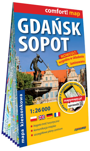 Gdańsk Sopot. Plan miasta 1:26 000 Opracowanie zbiorowe