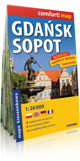 Gdańsk, Sopot. Plan miasta 1:26 000 Expressmap Polska Sp. z o.o.