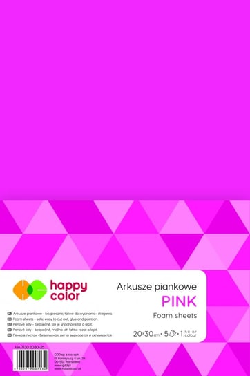 GDD, Pianka A4/5ark Roz Happy Fol Happy Color