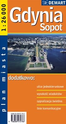 Gdynia, Sopot. Plan miasta 1:26 000 Opracowanie zbiorowe