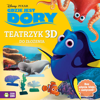 Gdzie jest Dory? Teatrzyk 3D do złożenia Opracowanie zbiorowe