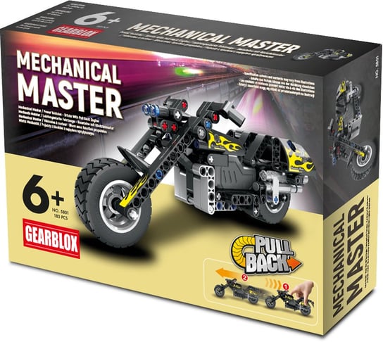 Gearblox, klocki konstrukcyjne Motocykl Mechanical Master, 5801 GEARBLOX