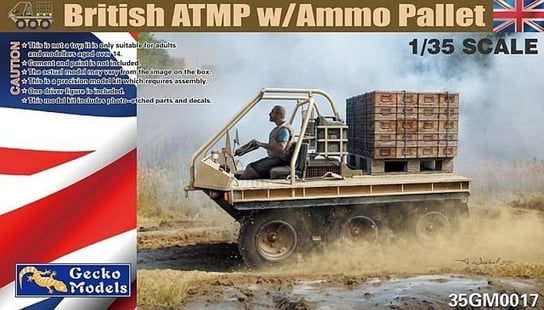 Gecko Models 35GM0017 British ATMP wAmmo Pallet 1/35 Inna marka