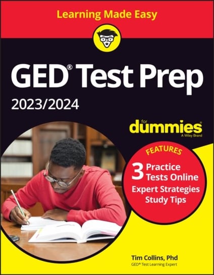 GED Test Prep 2023/2024 For Dummies with Online Practice Collins Tim