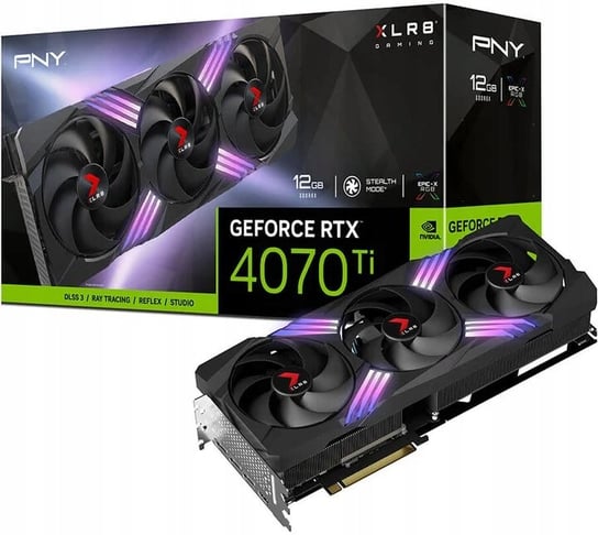 GeForce PNY RTX 4070 Ti 12GB XLR8 Gaming Epic-X PNY