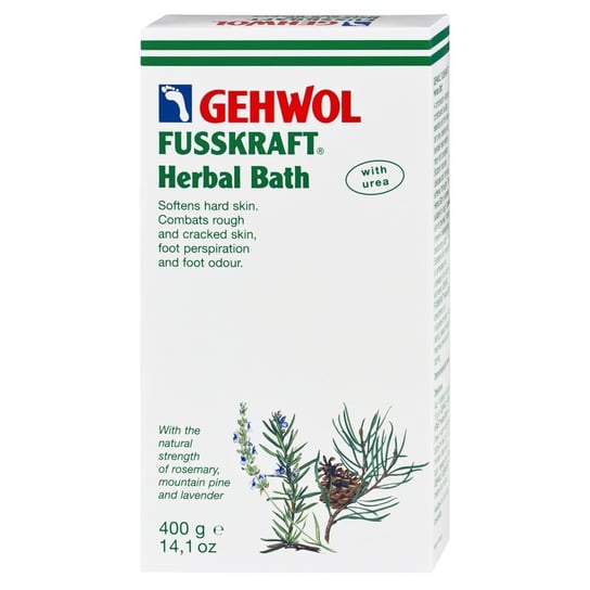 Gehwol, Fusskraft Herbal Bath, ziołowa sól do kąpieli stóp, 400 g Gehwol