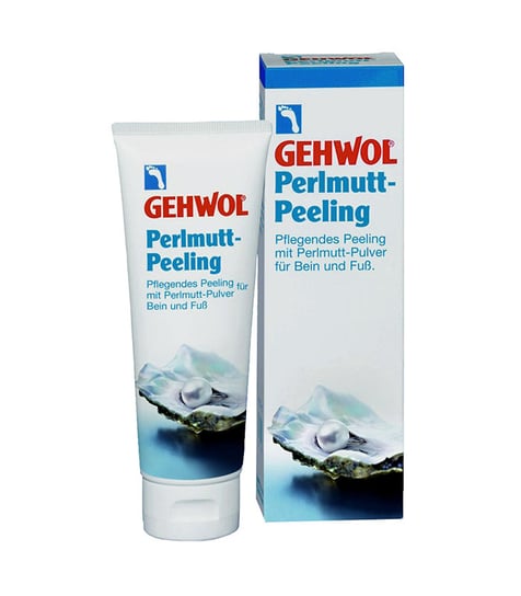 Gehwol, peeling do stóp ze sproszkowanej masy perłowej o działaniu pielęgnacyjnym, 150 ml Gehwol