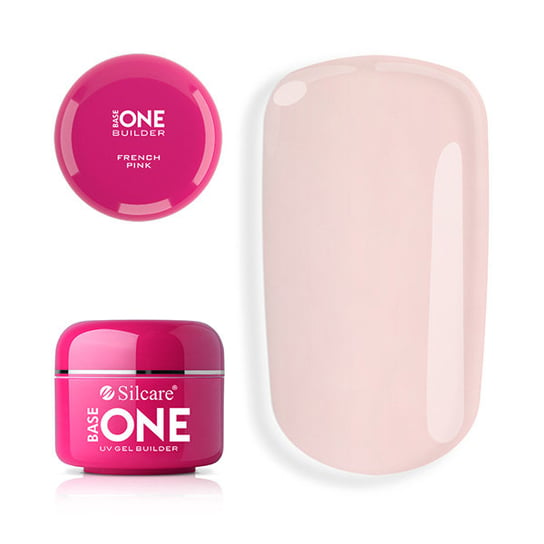 Gel Base One żel budujący do paznokci French Pink 15g Silcare