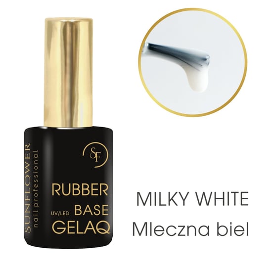 Gelaq, Base Rubber 9g Milky White SUNFLOWER