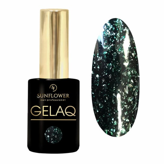 Gelaq, Luxury Flakes Dusty Emerald 464 (9g) SUNFLOWER