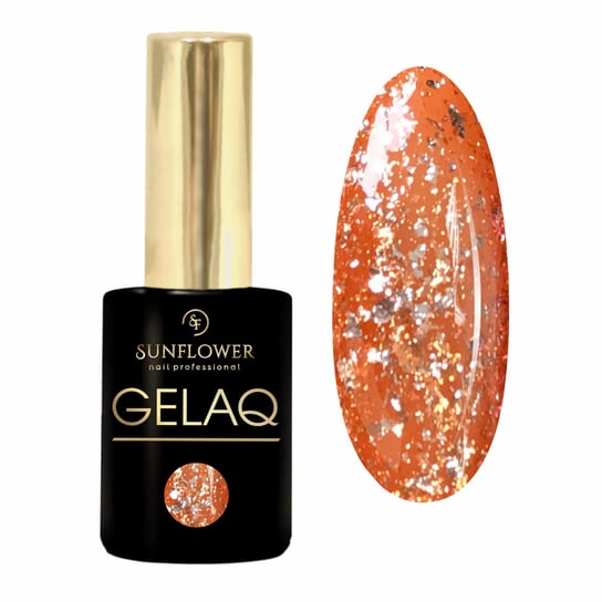 Gelaq, Luxury Flakes Fire Opal 465 (9g) SUNFLOWER