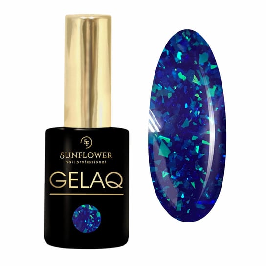 Gelaq, Luxury Flakes Sapphire 461 (9g) SUNFLOWER