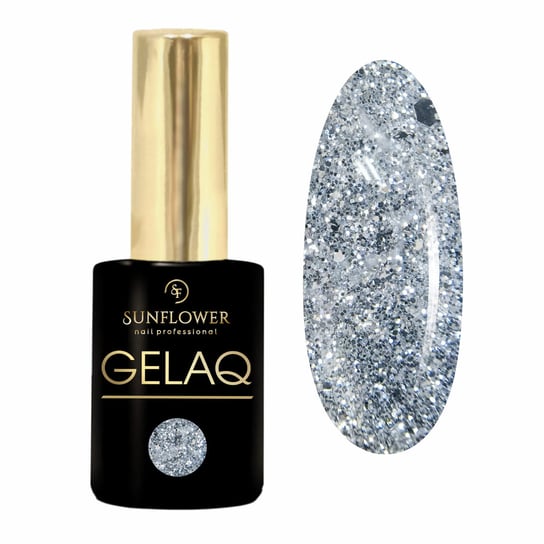 Gelaq, Luxury Flakes Silver Diamond 468 (9g) SUNFLOWER