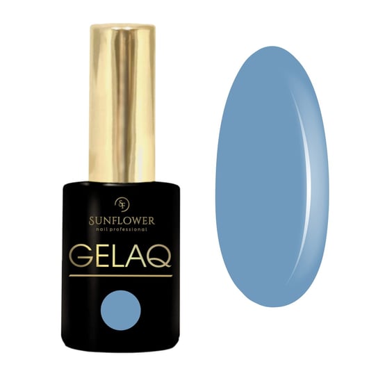 Gelaq, Nr 161       Lakier Hybrydowy UV - Pastel Niebieski SUNFLOWER