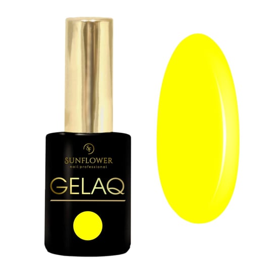 Gelaq, Nr 217 Neon Lakier Hybrydowy UV - Nasycony Żółty SUNFLOWER