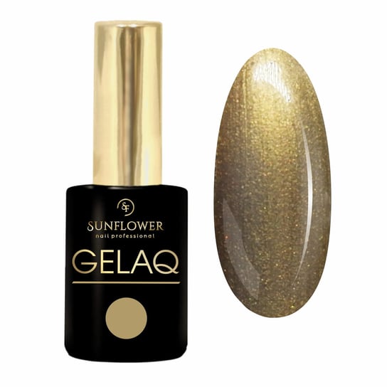 Gelaq, Pearl Nr 200   Lakier Hybrydowy UV/Led - Szlachetne Złoto Perła SUNFLOWER